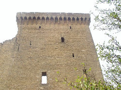 La tour principale du chateau vue de l'extrieur.